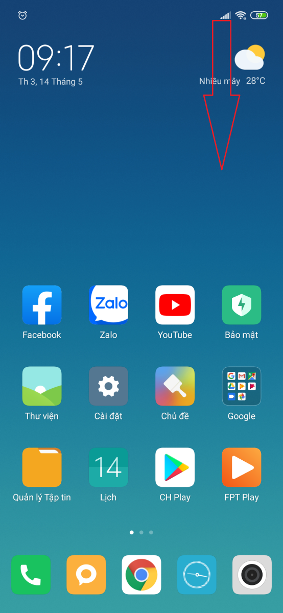 Hướng dẫn kích hoạt chế độ máy bay trên Xiaomi Mi 8 1