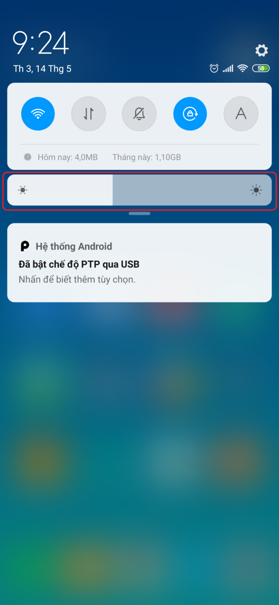 Hướng dẫn điều chỉnh độ sáng màn hình trên Xiaomi Mi 8 2
