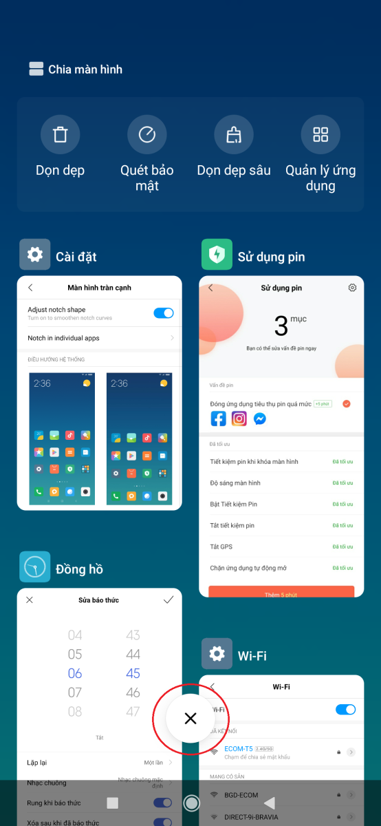 Hướng dẫn xóa ứng dụng chạy ngầm trên Xiaomi Mi 8 2