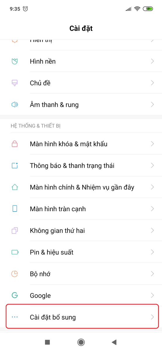 Hướng dẫn khôi phục cài đặt gốc trên Xiaomi Mi 8 2