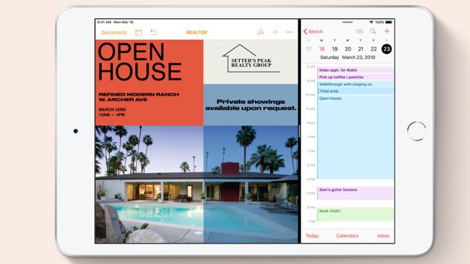 thiết kế màn hình iPad Mini 5