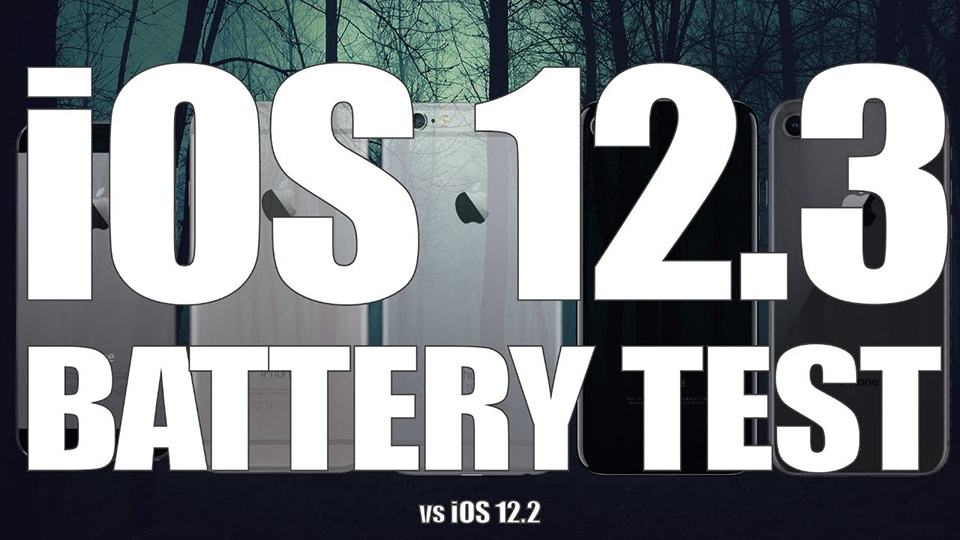 So sánh thời lượng pin iOS 12.3 và iOS 12.2