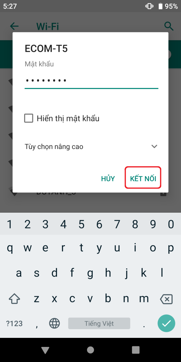 Hướng dẫn kết nối Wi-Fi trên Xiaomi Mi A2 5