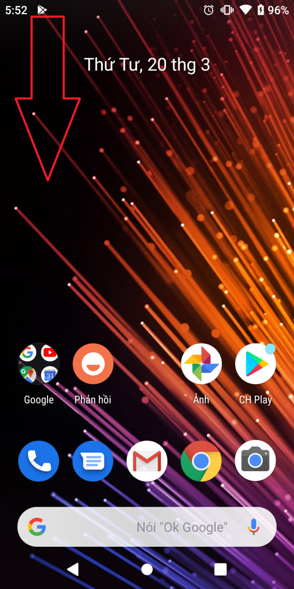 Hướng dẫn kích hoạt chế độ máy bay trên Xiaomi Mi A2 1