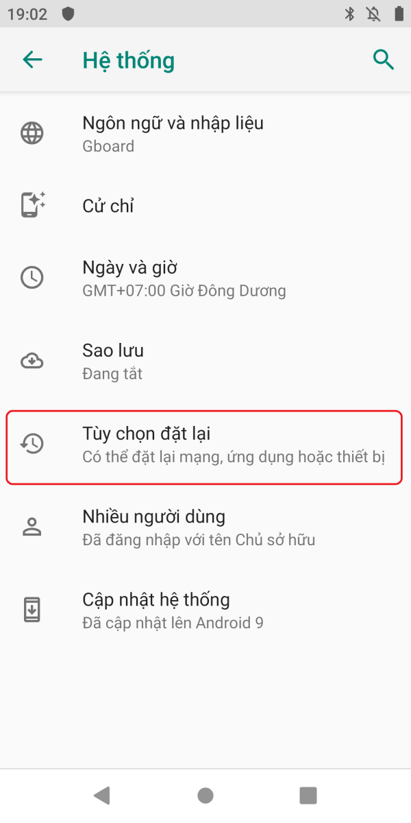 Hướng dẫn khôi phục cài đặt gốc trên Xiaomi Mi A2 4
