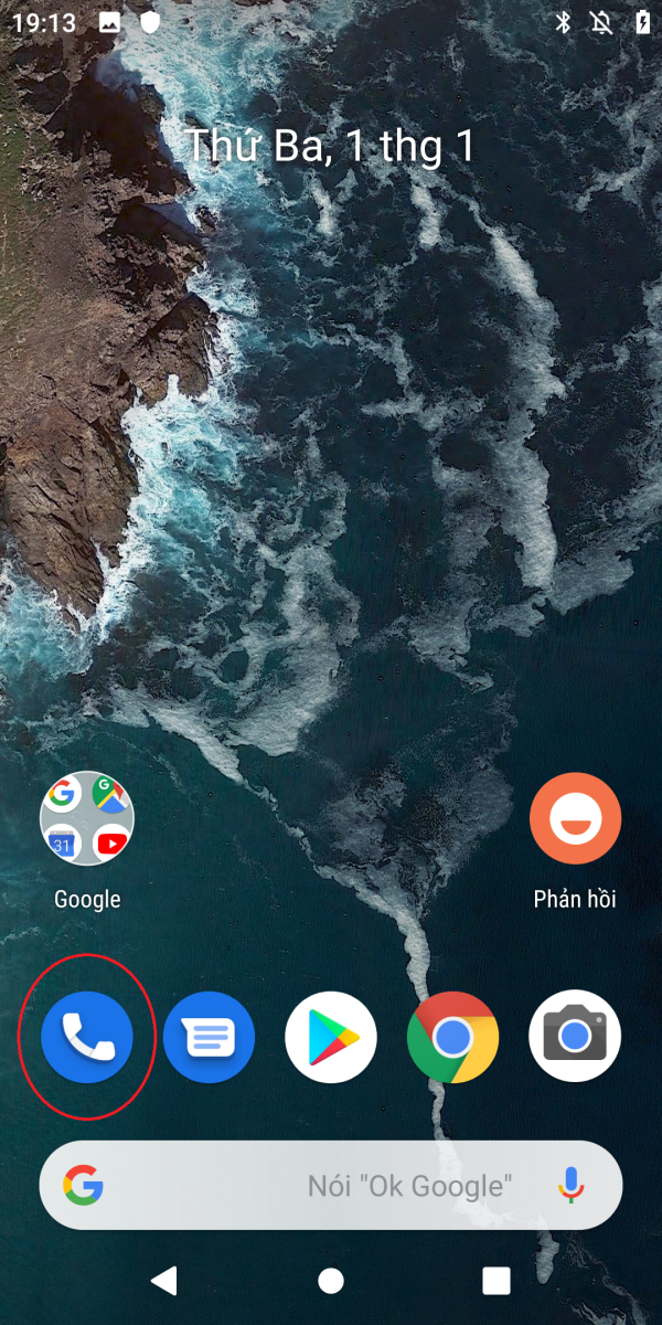 Hướng dẫn lưu tên vào danh bạ trên Xiaomi Mi A2 1
