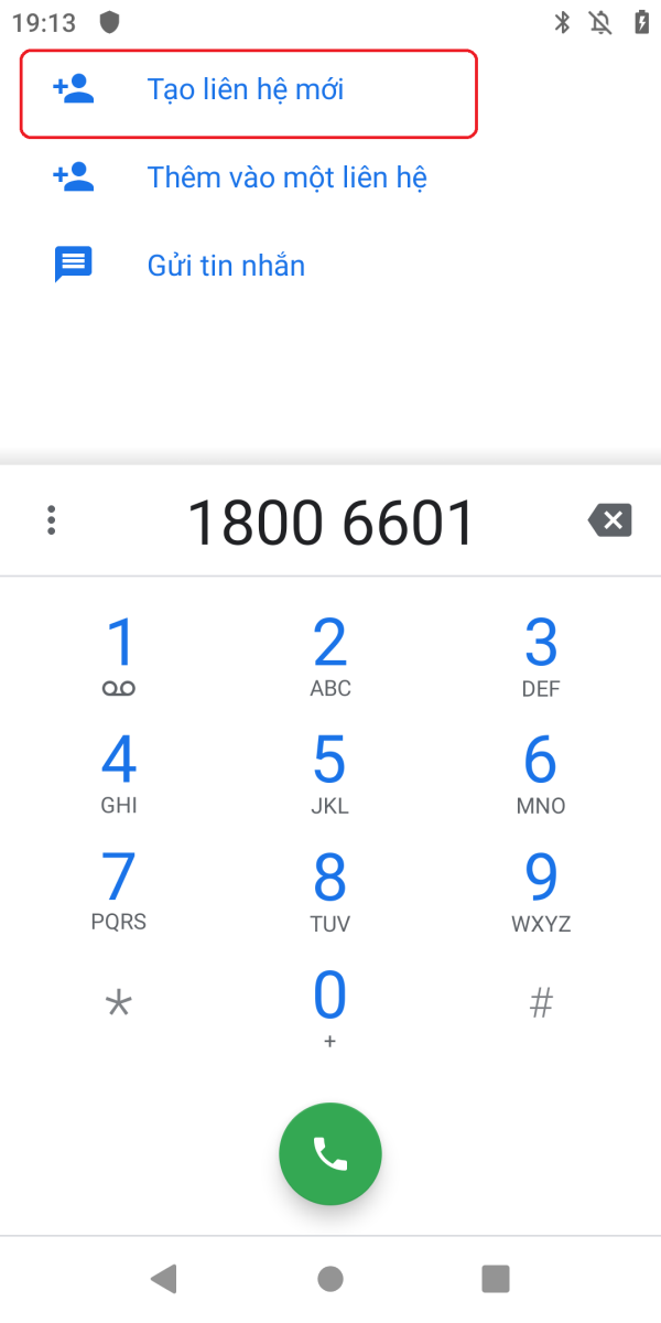 Hướng dẫn lưu tên vào danh bạ trên Xiaomi Mi A2 2