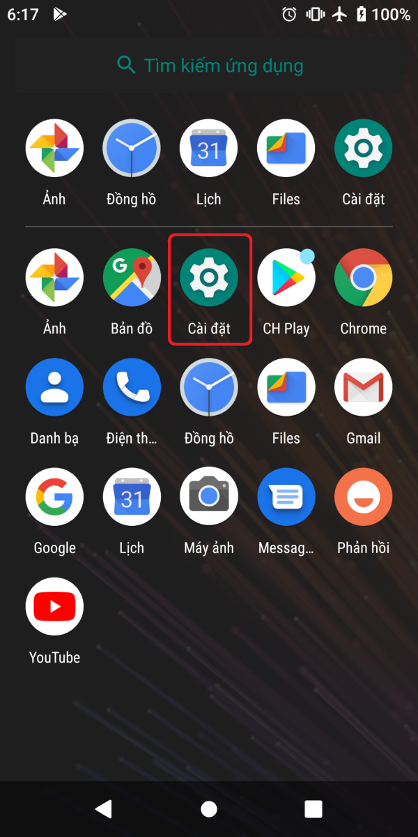 Hướng dẫn thiết lập mở khóa bằng vân tay trên Xiaomi Mi A2 1