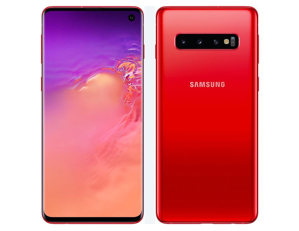 Galaxy S10 Cardinal Red Galaxy S10 Cardinal Red