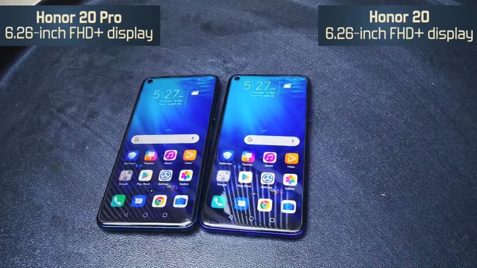so sánh honor 20 và 20 Pro