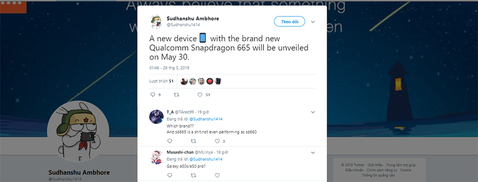 Smartphone Snapdragon 665 ra mắt ngày 30 tháng 5? Smartphone Snapdragon 665 ra mắt ngày 30 tháng 5?