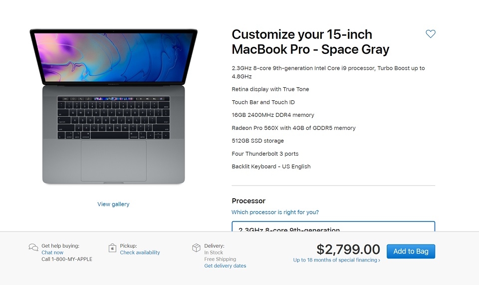 Macbook Pro 2019 02
