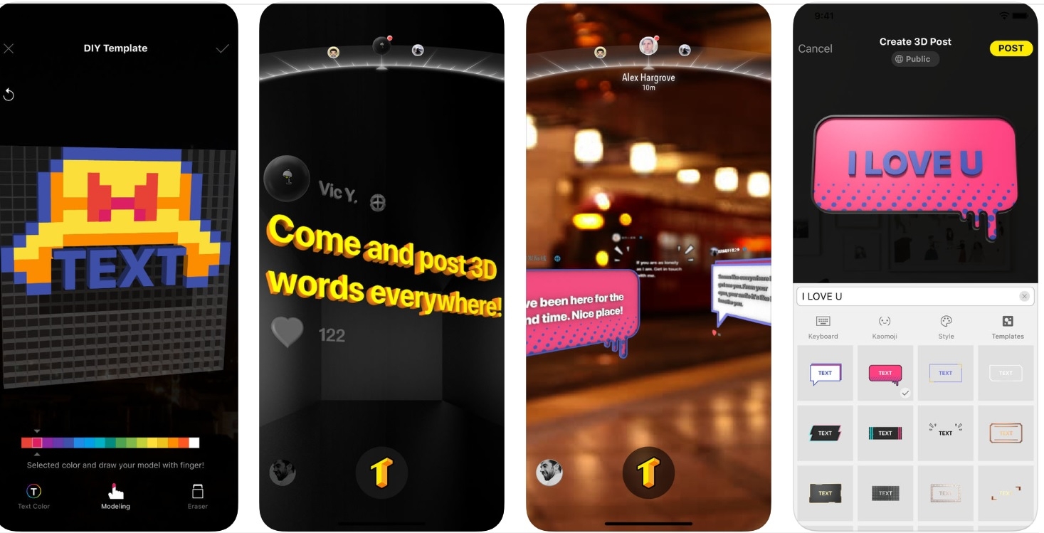TextHere – AR posts everywhere