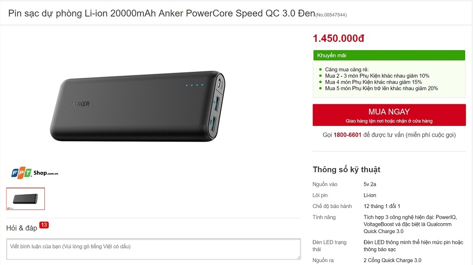 Sạc dự phòng 02 Sạc dự phòng 02