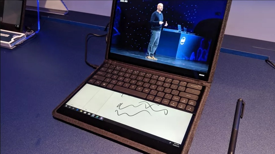 Laptop 2 màn hình 01 Laptop 2 màn hình 01