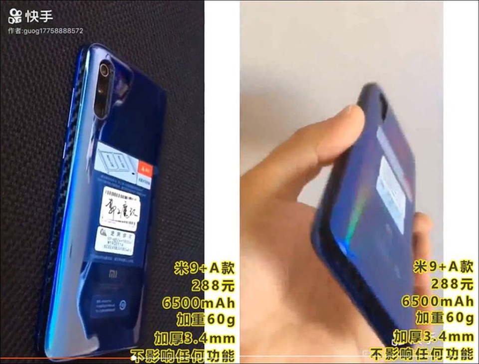 Xiaomi Mi 9 sau khi được độ pin Xiaomi Mi 9 sau khi được độ pin
