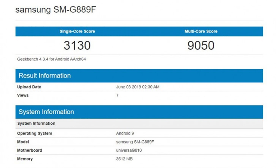 Galaxy S9 Active lộ cấu hình trên Geekbench
