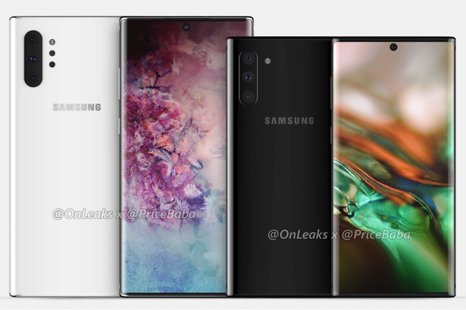 Galaxy Note 10 có cằm dày hơn iPhone (ảnh 1) Galaxy Note 10 có cằm dày hơn iPhone (ảnh 1)