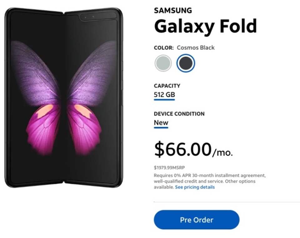 Nhà mạng Mỹ hủy đợn đặt hàng Galaxy Fold (ảnh 1)