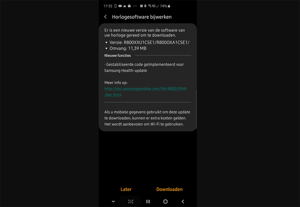Cập nhật Galaxy Watch Cập nhật Galaxy Watch