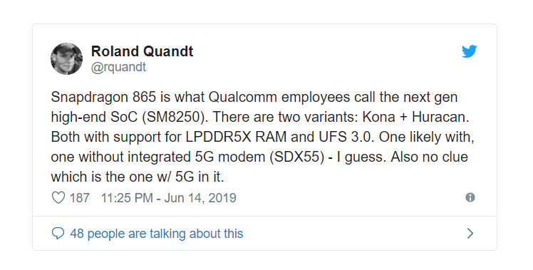 Qualcomm sẽ trình làng 2 phiên bản khác nhau của Snapdragon 865