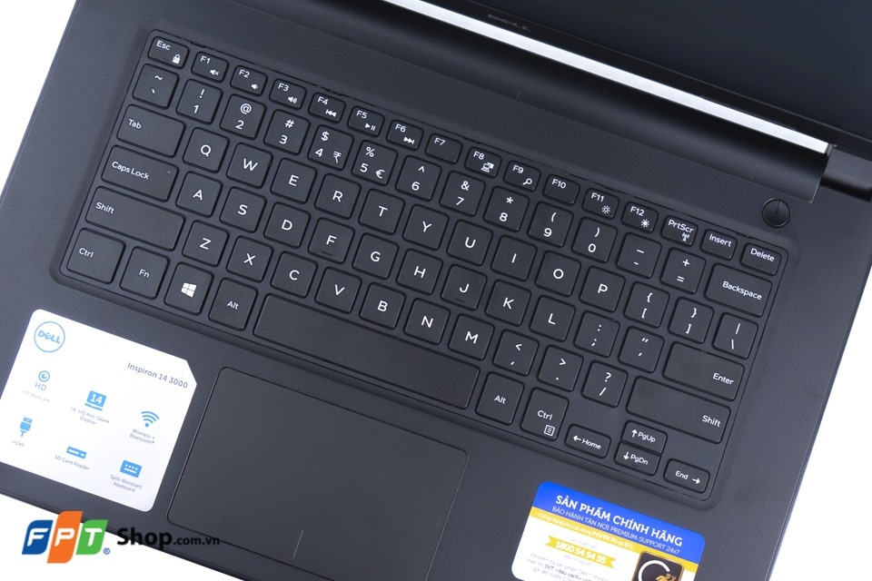 Laptop Dell Inspiron N3476: Mạnh mẽ, bền bỉ! (ảnh 2)