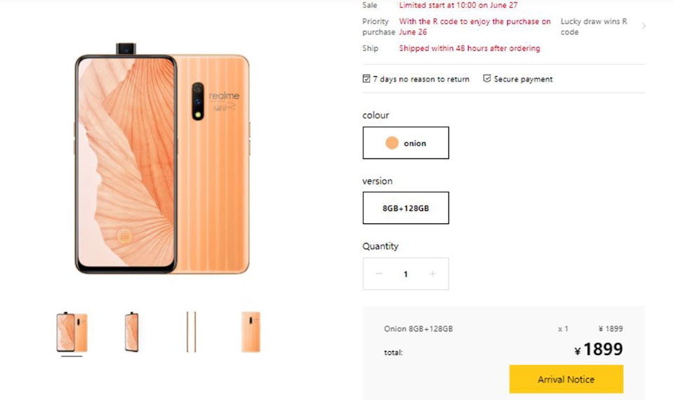 Realme X Master Edition