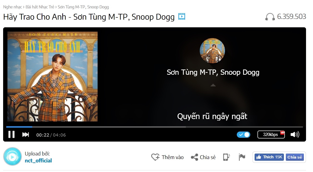 Nâng cấp NhacCuaTui Vip