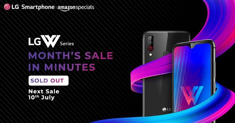 LG W10 và LG W30 bán hết trong vài phút trên Amazon LG W10 và LG W30 bán hết trong vài phút trên Amazon