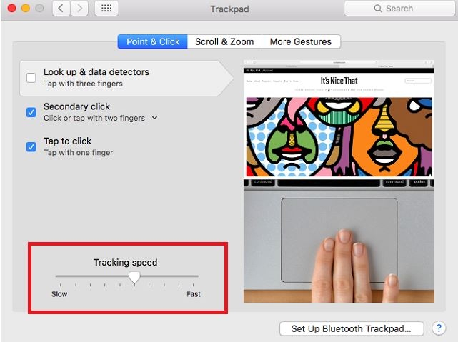thủ thuật Trackpad Macbook
