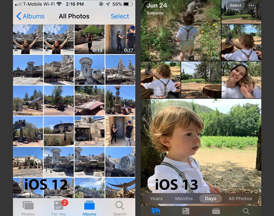 Những cải tiến trên ứng dụng Ảnh của iOS 13 Những cải tiến trên ứng dụng Ảnh của iOS 13