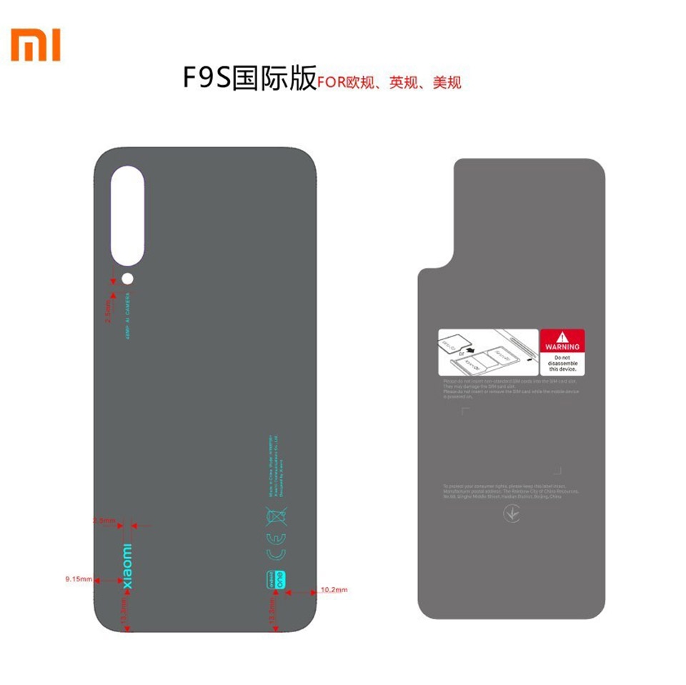Xiaomi Mi A3 đạt chứng nhận FCC Xiaomi Mi A3 đạt chứng nhận FCC