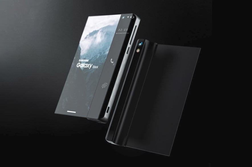 Lóa mắt trước hình ảnh Galaxy Stick màn hình cuộn đẹp mắt 2