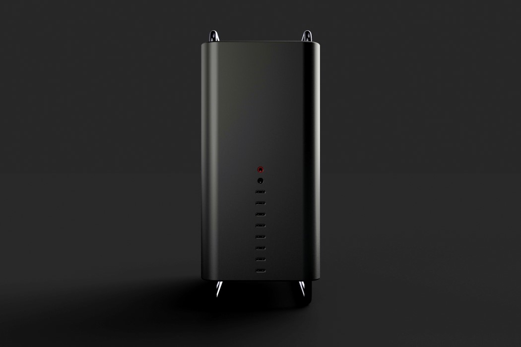 Hình ảnh Mac Pro 2020 với lưới tản nhiệt đen sang trọng 4