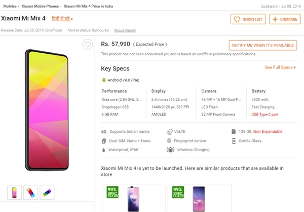 Mi MIX 4