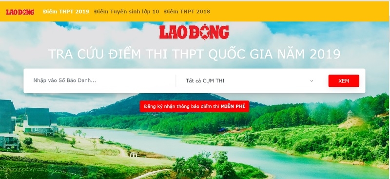 Tra cứu điểm thi Tra cứu điểm thi