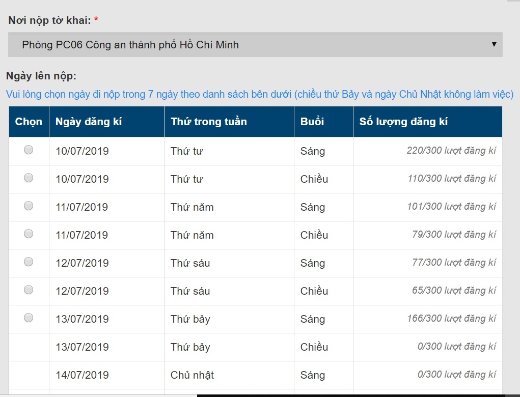 làm thẻ căn cước
