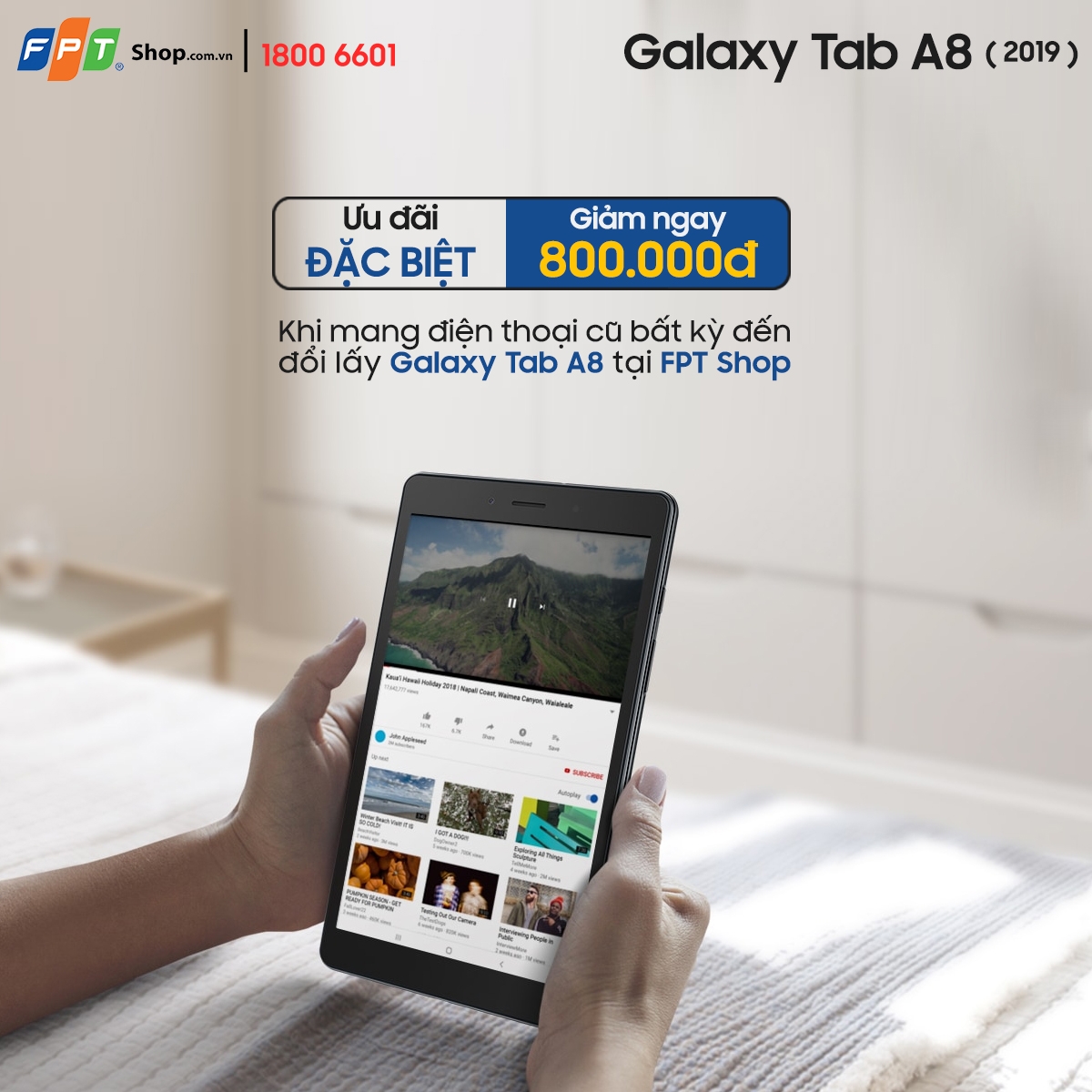 Thu cũ đổi mới Tab A8 (2019)