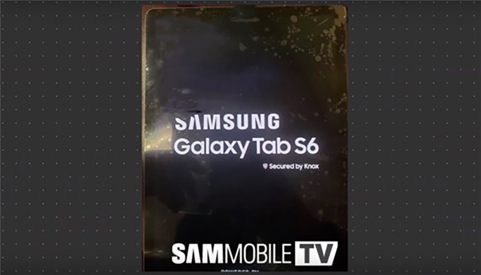 Galaxy Tab S6 lộ ảnh thực tế