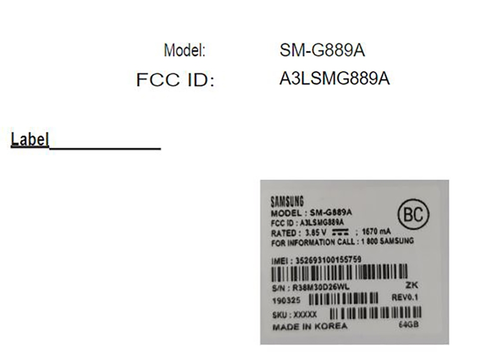 Samsung SM-G889A đạt chứng nhận FCC (ảnh 3)
