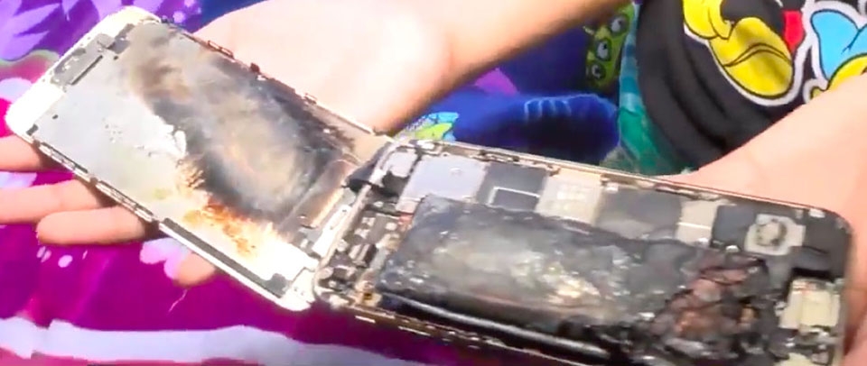 iPhone 6 phát nổ trong tay bé gái 11 tuổi (ảnh 1)