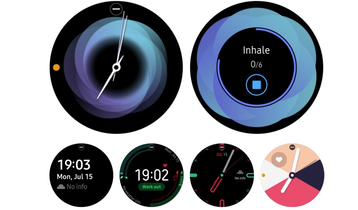 Mặt đồng hồ Samsung Galaxy Watch Active