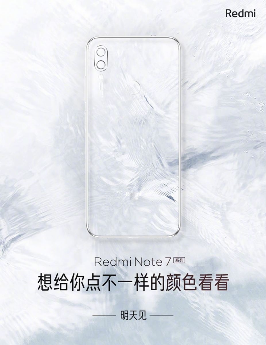 Poster màu mới của Redmi Note 7