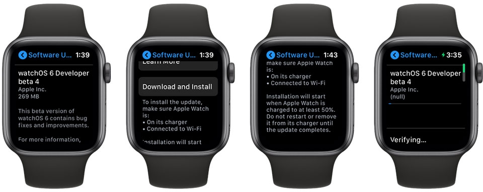 Cách cập nhật phần mềm trực tiếp trên Apple Watch