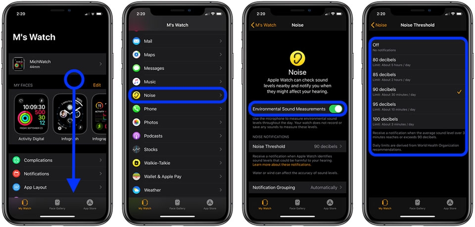 watchOS 6: Cảnh báo tiếng ồn trên Apple Watch là gì? watchOS 6: Cảnh báo tiếng ồn trên Apple Watch là gì?