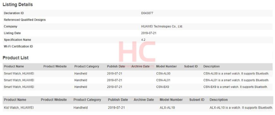 Huawei Watch 3 đạt chứng nhận