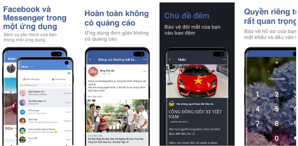 Maki Plus cho Facebook và Messenger