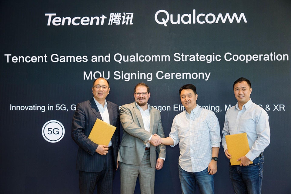 Qualcomm và Tencent hợp tác để làm smartphone 5G (ảnh 1) Qualcomm và Tencent hợp tác để làm smartphone 5G (ảnh 1)