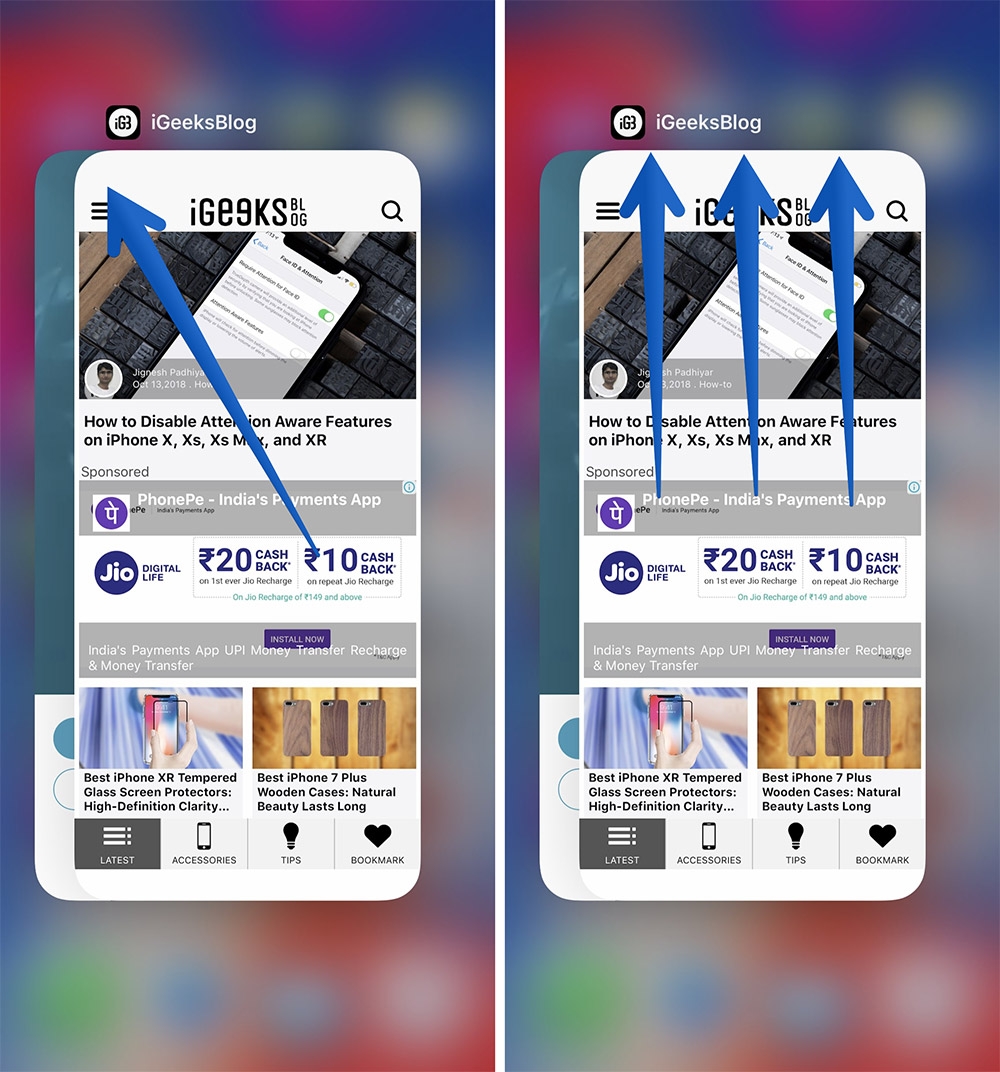 thoát ứng dụng trên iOS 13 thoát ứng dụng trên iOS 13