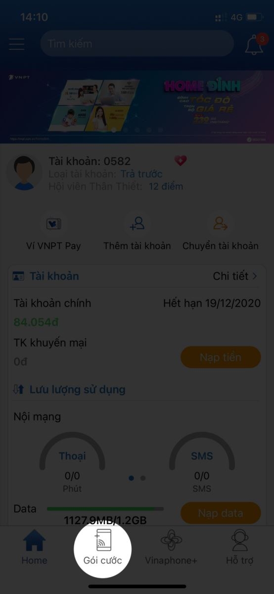 Đăng ký 4G Vinaphone 02